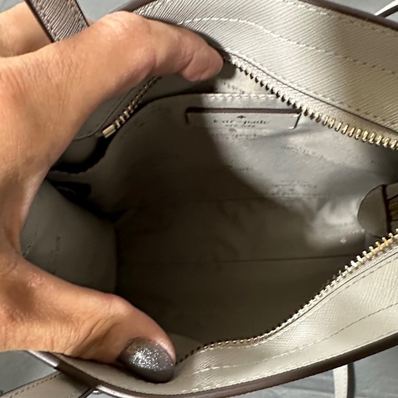 Kate Spade “Kenzie” Satchel Light Gray NWT - Picture 6 of 12
